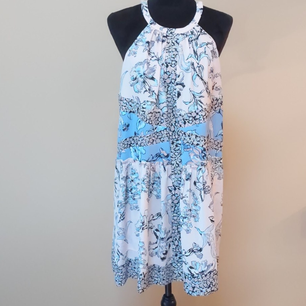 BCBGMAXAZRIA Floral Print Dress